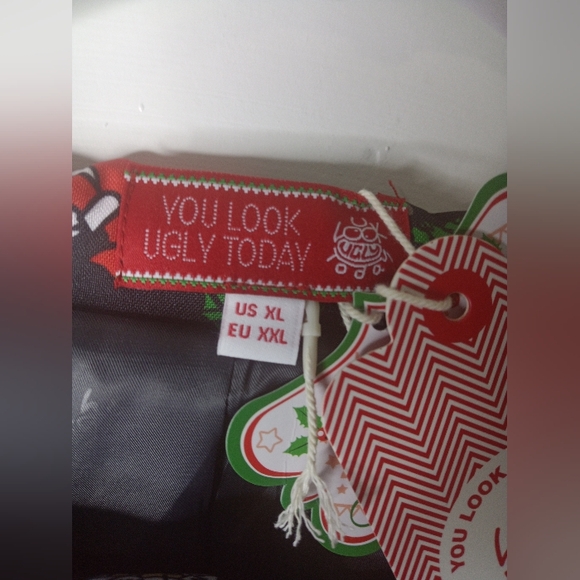 You Look Ugly Today Christmas Party Suit Sz XL New - Picture 9 of 13